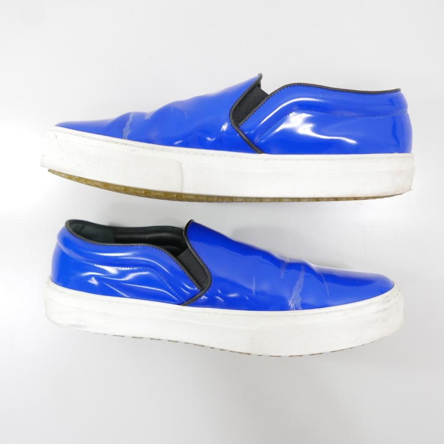 CELINE セリーヌ Slip On Sneakers Patent Leather パテント レザー スリッポン スニーカー シューズ