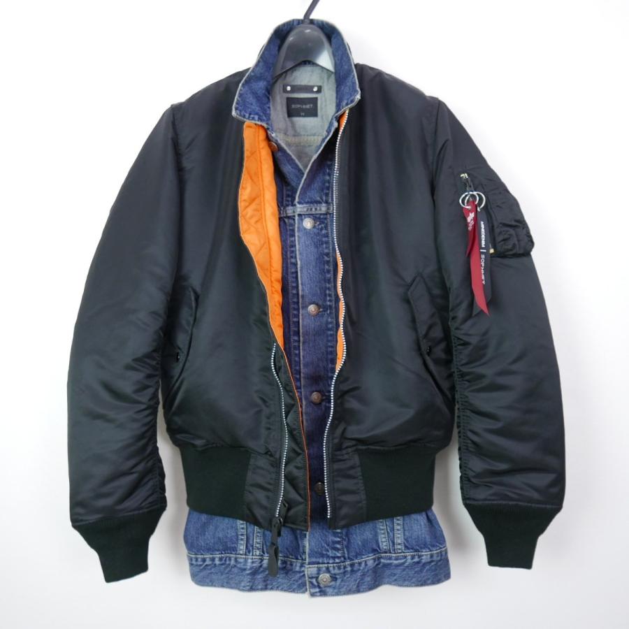 MINEDENIM FAKE LAYERED ALPHA MA-1 | www.jarussi.com.br