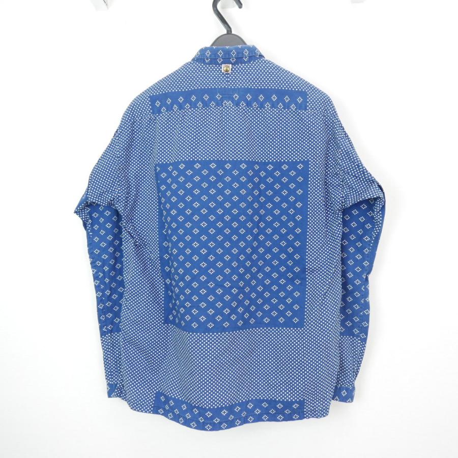 Visvim リネン100% 長袖シャツ visvim（ヴィズヴィム） ビズビム KERCHIEF DOTS TUNIC SHIRT リネン混