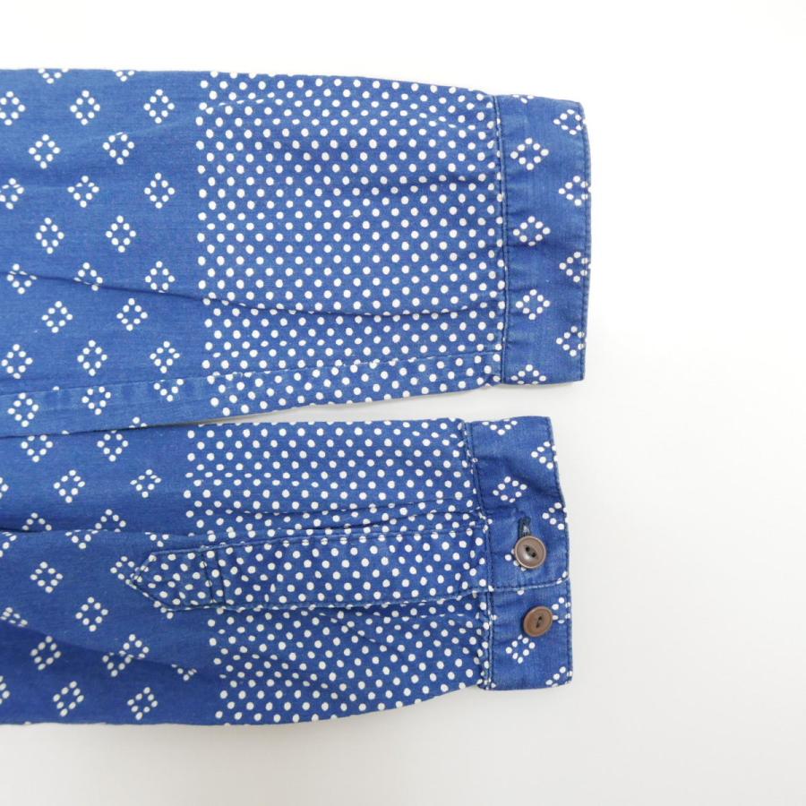ビズビム VISVIM 長袖 KERCHIEF DOTS TUNIC SHIRT visvim（ヴィズヴィム） ビズビム KERCHIEF DOTS TUNIC SHIRT リネン混