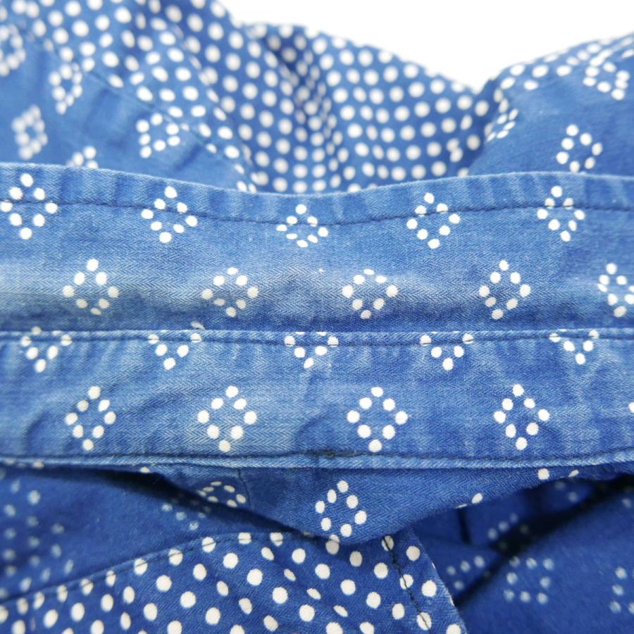 visvim（ヴィズヴィム） ビズビム KERCHIEF DOTS TUNIC SHIRT リネン混
