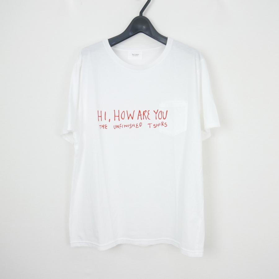 17SS The Letters ザ レターズ HI HOW ARE YOU POCKET T-SHIRT 
