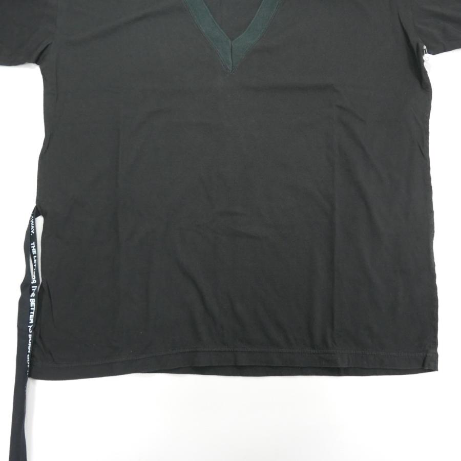 The Letters 18SS ザ レターズ V NECK STRAP T-SHIRT メッセージ