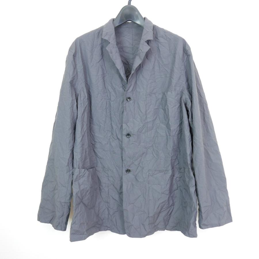 21SS Graphpaper グラフペーパー WRINKLED FRENCH WORK JACKET シワ加工 ドロップショルダー フレンチ ワーク ジャケット GRAY 1