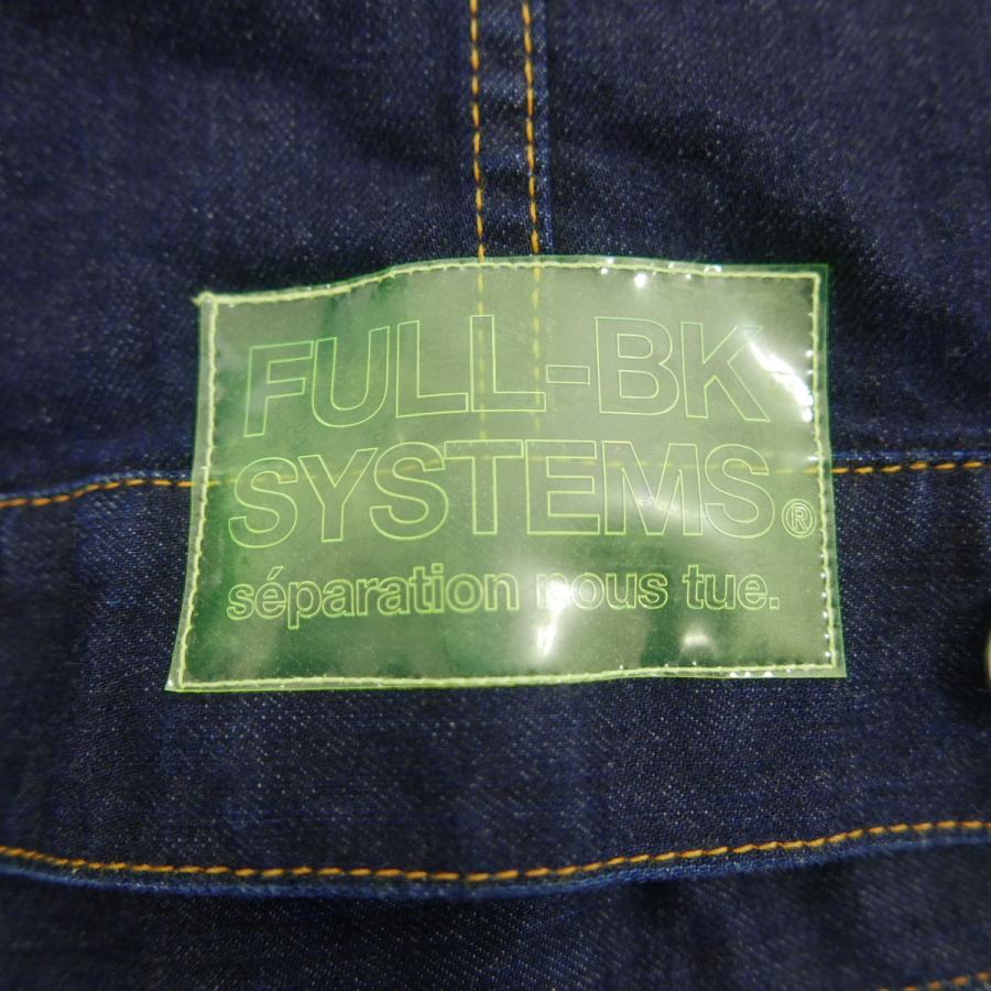 ジャケット・アウター FULL-BK LINE DENIM ZIP JACKET & PANTS FULL-BK 18SS フルビーケー ZIP PRINT LINE DENIM JACKET INDIGO