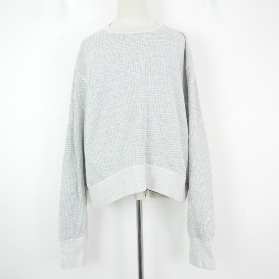 18AW jonnlynx ジョンリンクス INLAY PULLOVER GRAY M レディース