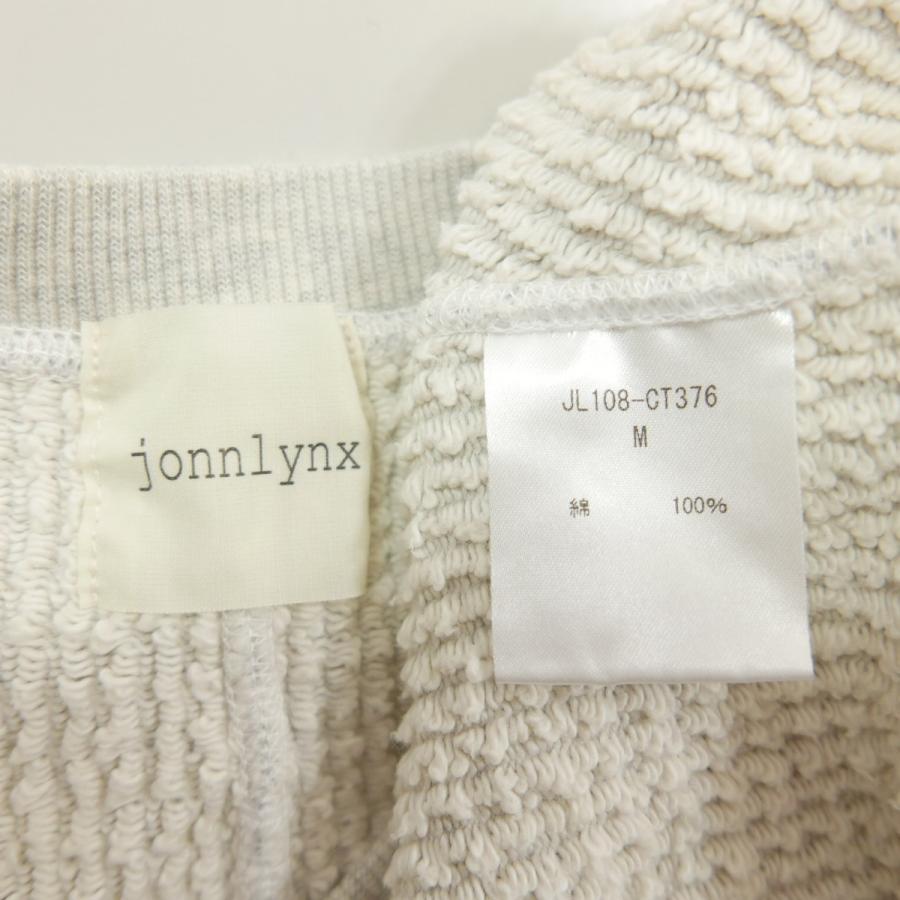 新品★jonnlynx（ジョンリンクス）新作プルオーバー/スウェット/トレーナー Jonnlynx 18AW jonnlynx ジョンリンクス INLAY PULLOVER GRAY M