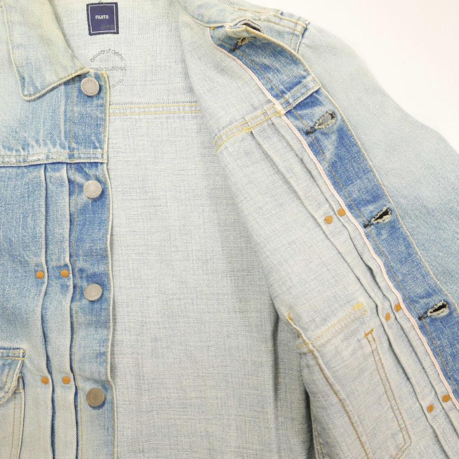 FUJITO（フジト） 11MJ Jacket メンズ アウター ダメージ加工 デニム 