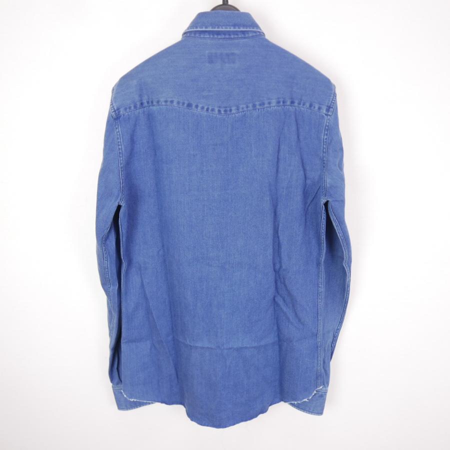 Hentsch Man HENTSCH MAN ヘンツィマン メンズ トップス 長袖デニム シャツ INDIGO 38 : DIVERSION ...