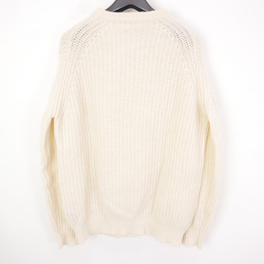 SCANDREWS ホワイト M セーター MOEVE AND MORROW KNITWEARS モーヴアンドモロウニットウエアーズ