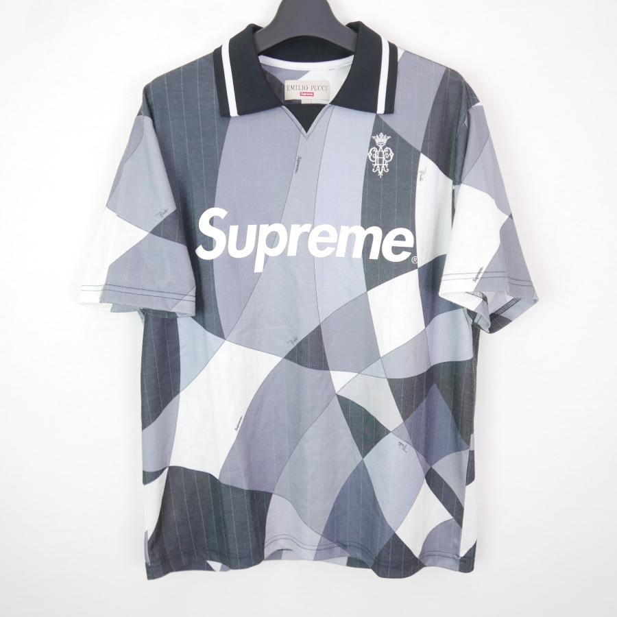 希少　シュプリーム　エミリオプッチ　ゲームシャツ　ロゴ　襟付　ポロシャツ　刺繍 SS21 Supreme Emilio Pucci S/S Shirt - エミリオ プッチ シャツ