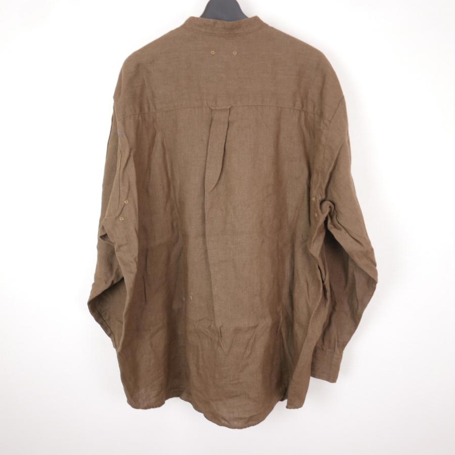 SOPHNET.（ソフネット） 21SS SOPHNET. LINEN BAGGY BAND COLLAR SHIRT
