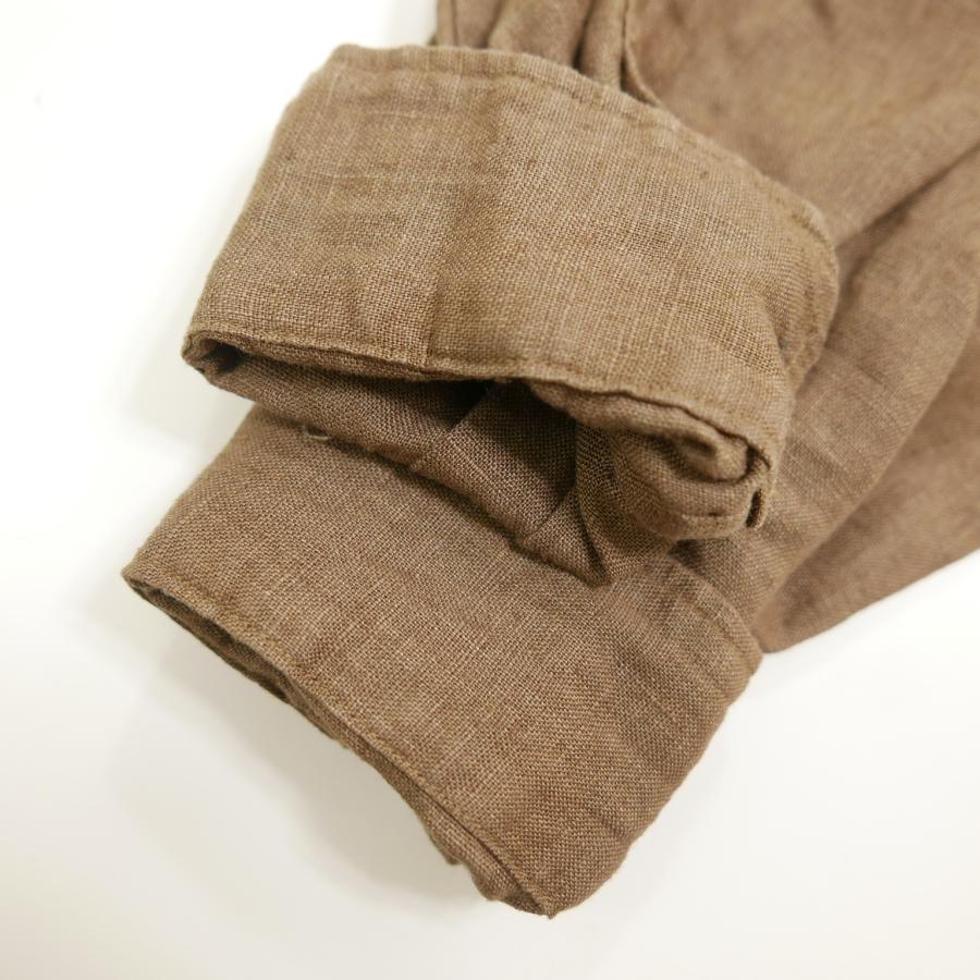 SOPHNET.（ソフネット） 21SS SOPHNET. LINEN BAGGY BAND COLLAR SHIRT