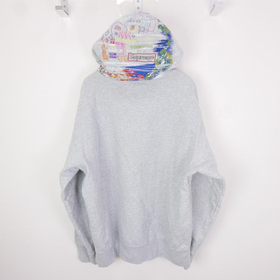supreme globe zip up hooded 葵産業 L