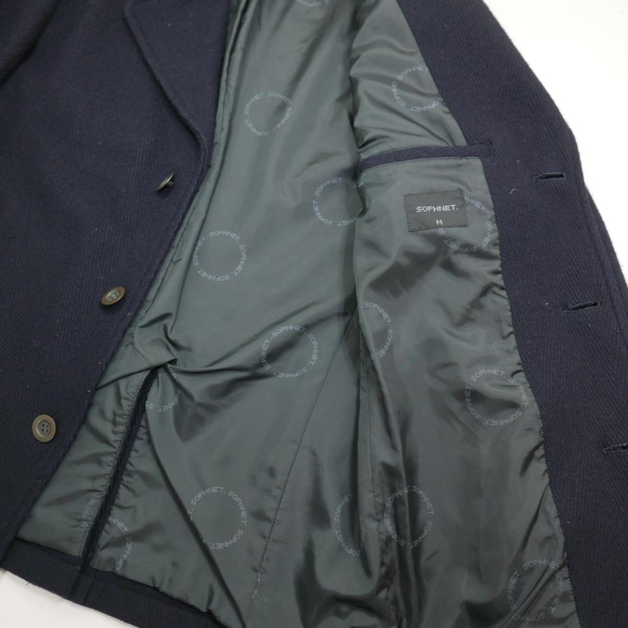 SOPHNET.（ソフネット） SINGLE PEA COAT メンズ アウター ウール