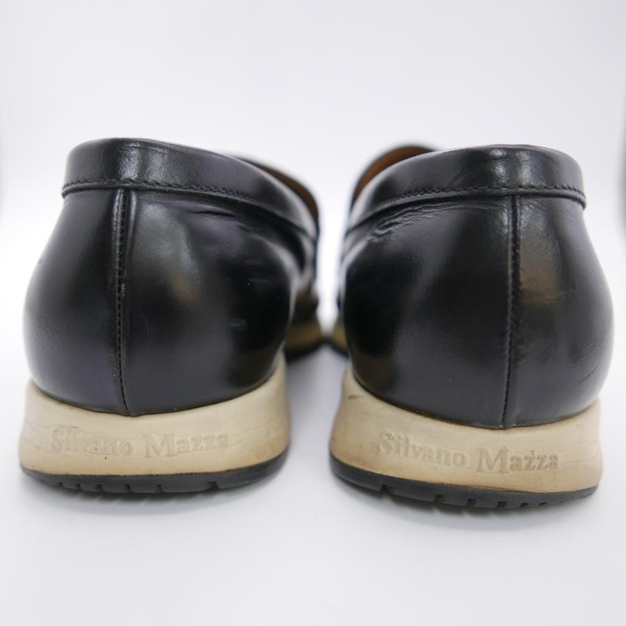 【極美品】SILVANO MAZZA 5.5 ローファー　イタリア製 Silvano Mazza シルバノ マッツァ ローファー スリッポン 黒