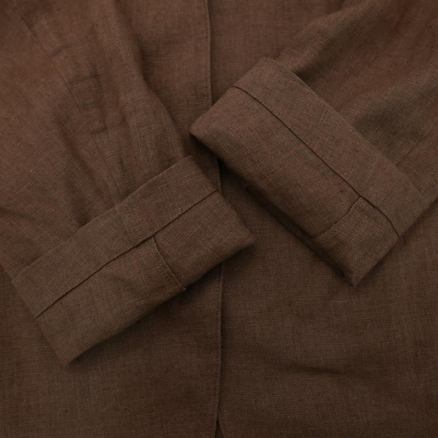 SOPHNET. 21SS ソフネット LINEN CANVAS NO COLLAR JACKET メンズ