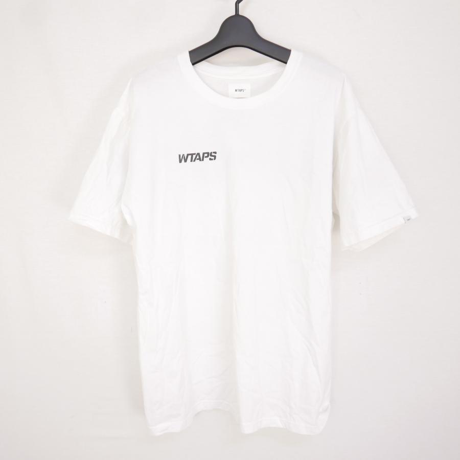 WTAPS ホワイト プリントTシャツ 03 WTAPS ダブルタップス SCREEN TEE メンズ 半袖カットソー オーバー