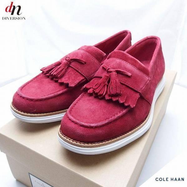 COLE HAAN コールハーン LUNARGRAND TASSEL ルナグランド タッセル スエード レザー ローファー シューズ MASONRY US9｜dndiversion