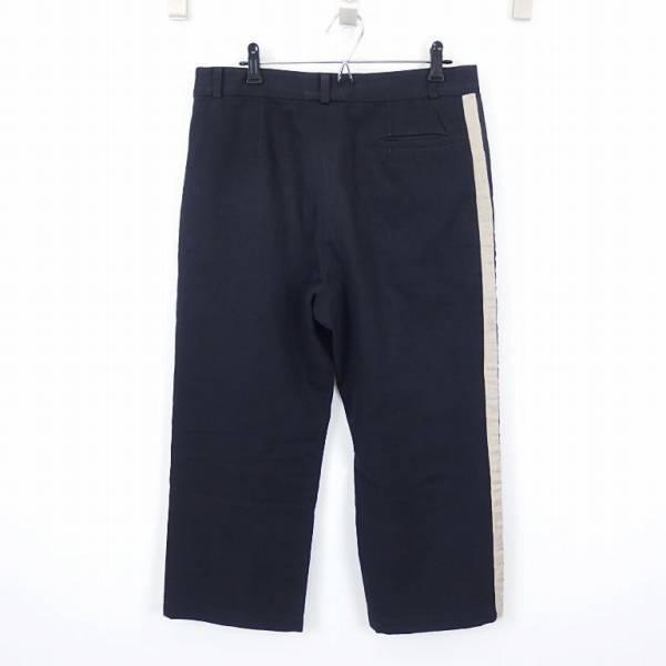 FRANK LEDER フランクリーダー コットン クロップド 側章 サイドライン 