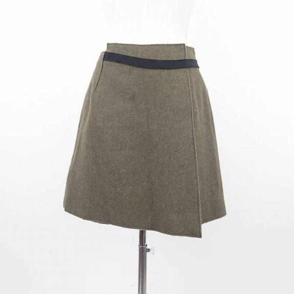 JIL SANDER Jil Sander ジル サンダー ラップスカート 巻きスカート 34 