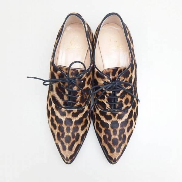 S*o様 値下げ！！Christian Louboutin レオパード スタッズ Louis Junior Strass ブラック ストラス（クリスタル） - Shoes - Men