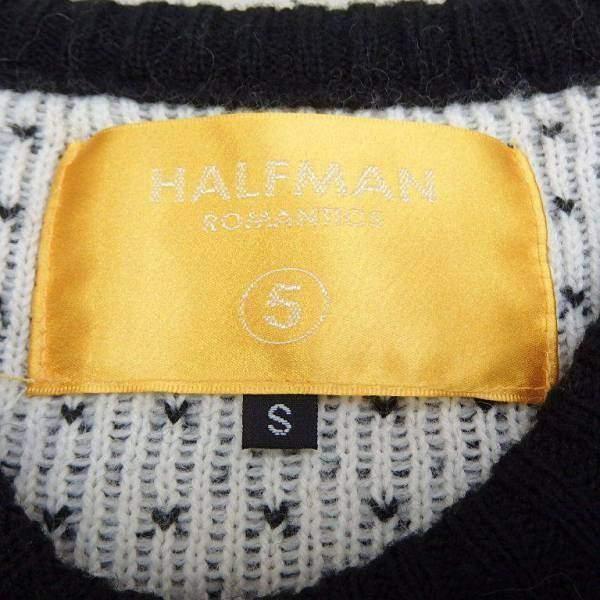 HALFMAN（ハーフマン） HALFMAN ROMANTICS 長袖 ノルディック ハート