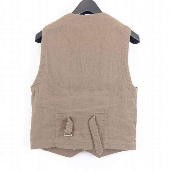 The Letters（レターズ） 12AW The Letters リネン コットン ジレ 