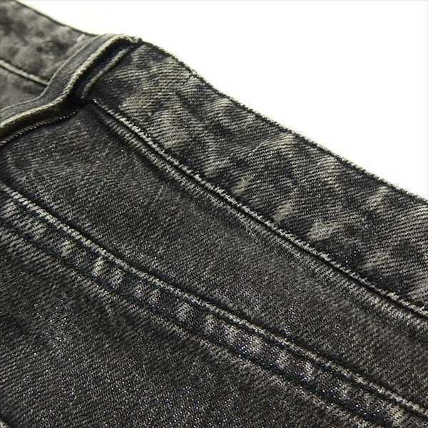 ACNE アクネ HIP GLITTER ラメ クロップド ブラック デニム ACNE アクネ HIP GLITTER ラメ クロップド ブラック デニム