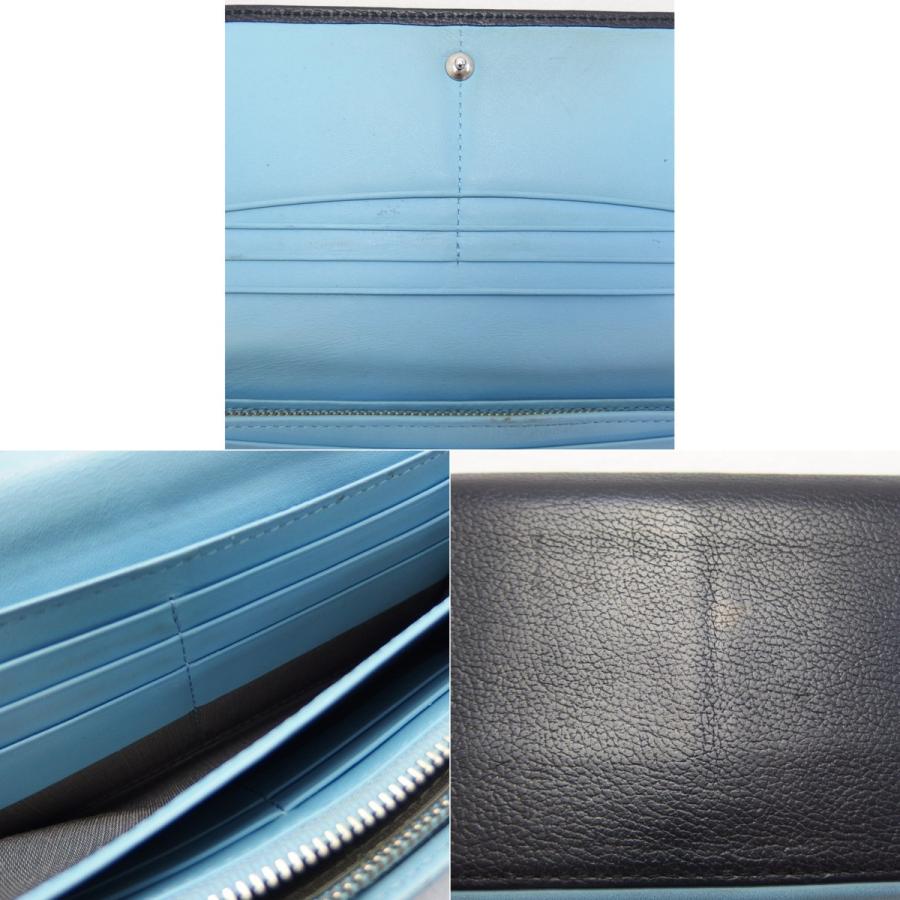 Paul Smith（ポール・スミス） レザー バイカラー 二つ折り 長財布 