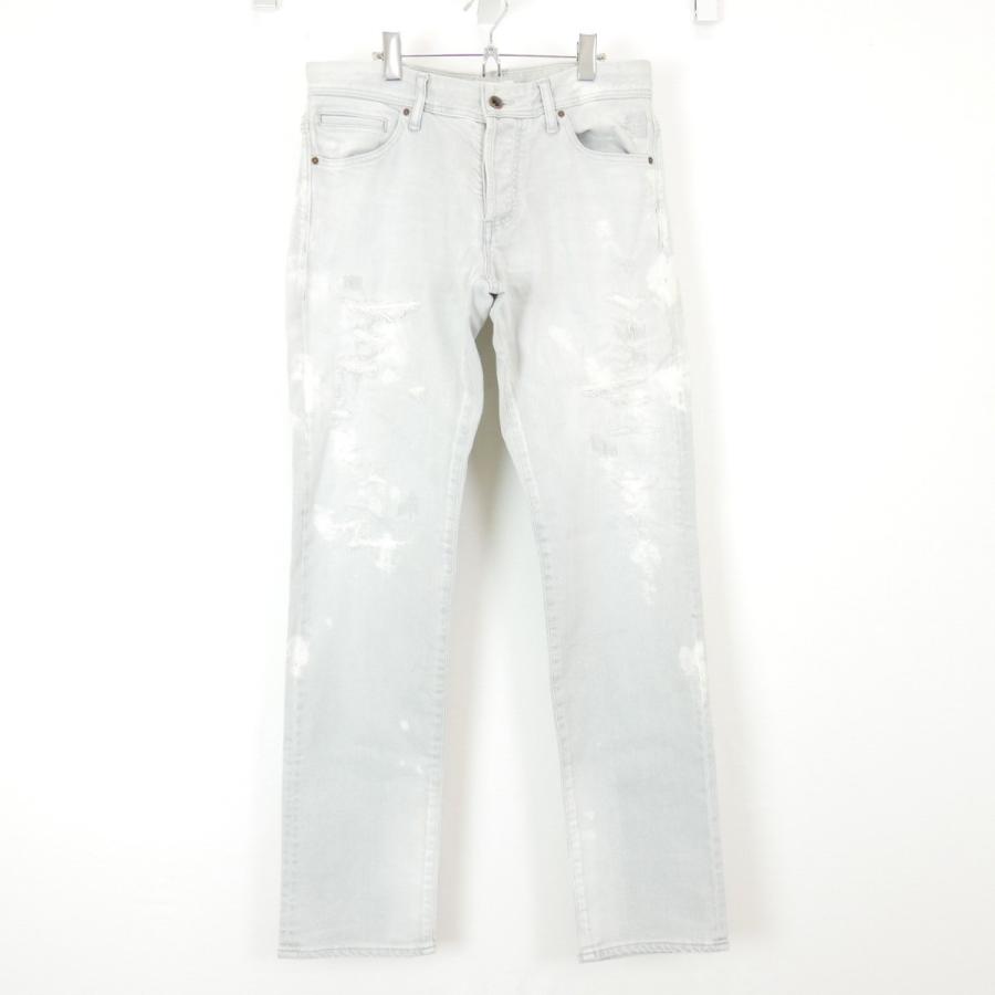 e JEANS イージーンズ e-805G クラッシュ ダメージ加工 スリム 