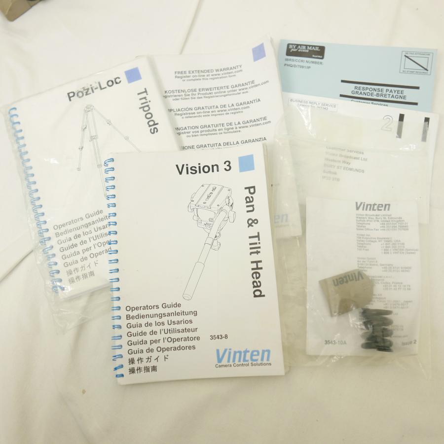 VINTEN ヴィンテン 業務用三脚 雲台 カメラアクセサリー Tripods Pan 