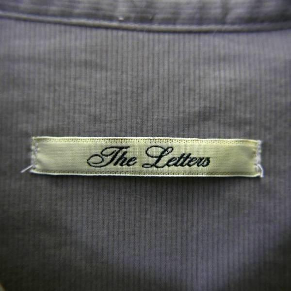 The Letters 12SS ザ レターズ コットン 長袖 カウボーイシャツ 