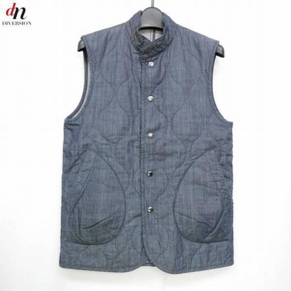 美品！ＳＯＰＨデニムキルティングベスト　定価27300円 SOPHNET.（ソフネット） 13SS SOPHNET. SOPH ソフ DENIM QUILTING VEST