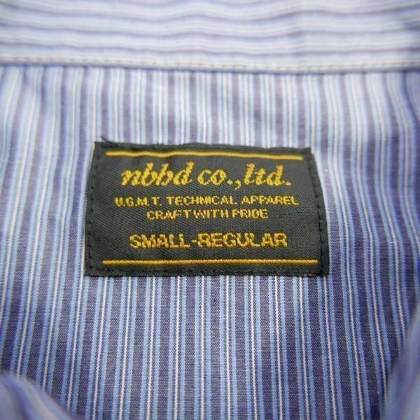 ヤ*読様 ネイバーフッド 長袖 ストライプ ワッペン シャツ 楽天市場】ウィンザーノット ワイシャツ ワイドカラー ブロック