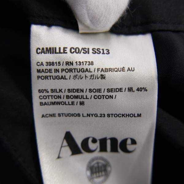 ACNE（アクネ） 13SS ACNE CAMILLE CO/SI MAIN シルク混コットン
