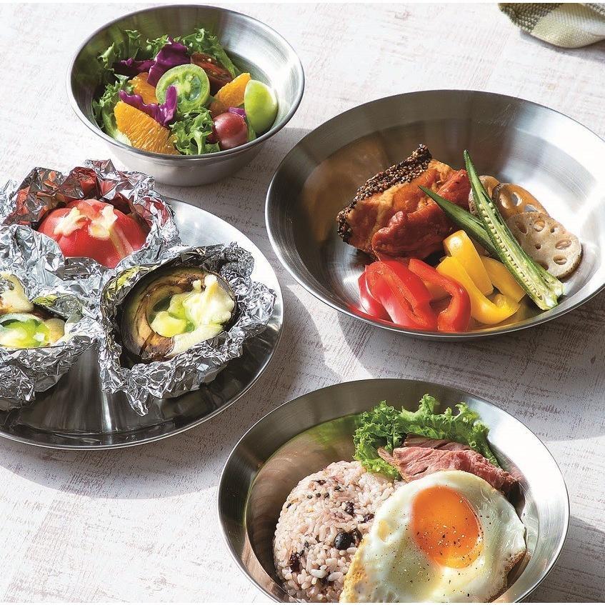 キャンプに！　アウトドアに！プレート　ボール　セット　各4枚　イカリ柄 ソラリラ ボウル＆プレート4点セット ☆20個以上で送料無料