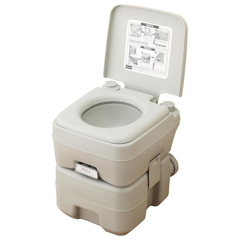 本格派ポータブル水洗トイレ20L  / 介護 簡易トイレ 水洗トイレ トイレ 非常用 避難 防災 ポータブル ポータブルトイレ