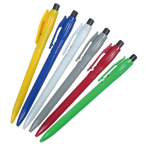 ノック式シンプルボールペン /事務用品/ステーショナリー/文具/筆記具