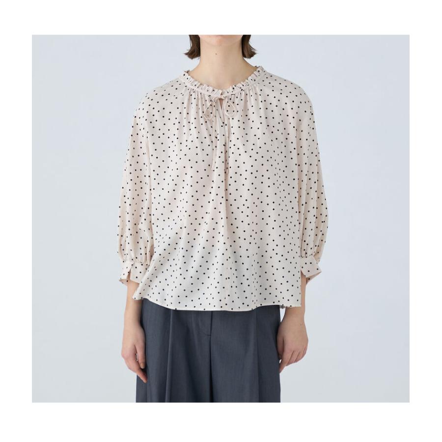 TOMORROWLAND（トゥモローランド） Ballsey ドットプリント フリル