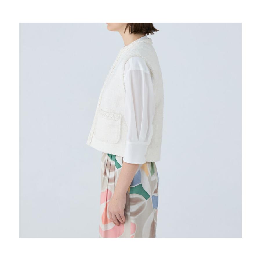 Ballsey コットンスラブショートジレ2025SS