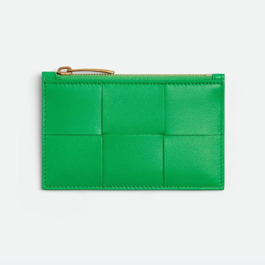 ボッテガ・ヴェネタ BOTTEGA VENETA カセット ファスナーカードケース 