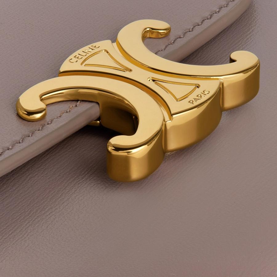 セリーヌ CELINE スモール フラップウォレット トリオンフ 10D783DPV.10BL シャイニーカーフスキン ぺブル ギフトラッピング付き | CELINE | 04