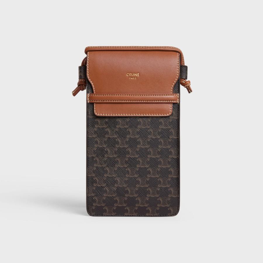 セリーヌ CELINE フラップ付きモバイルポーチ 10G332CQD.04LU 