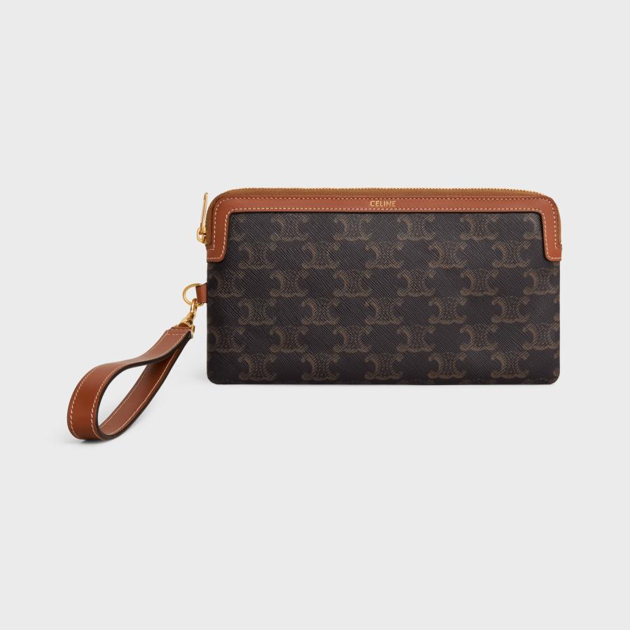 セリーヌ CELINE ストラップ付きロングポーチ 10K672ECM.04LU 