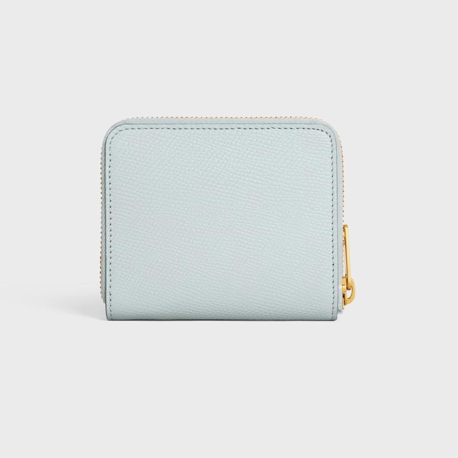 セリーヌ CELINE スモール ジップウォレット(10L203BEL.07SZ)グレ セリーヌ CELINE スモール ジップウォレット(10L203BEL.07SZ)グレ