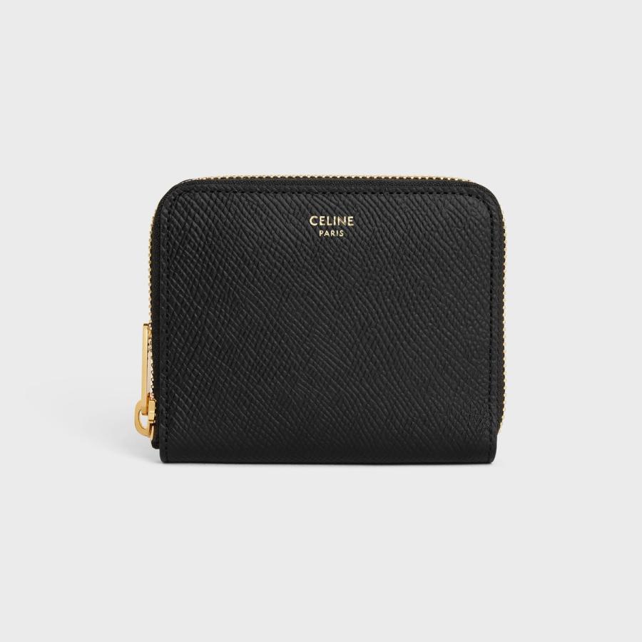 セリーヌ CELINE スモール ジップウォレット(10L203BEL.38NO)グレ セリーヌ CELINE スモール ジップウォレット(10L203BEL.38NO)グレ