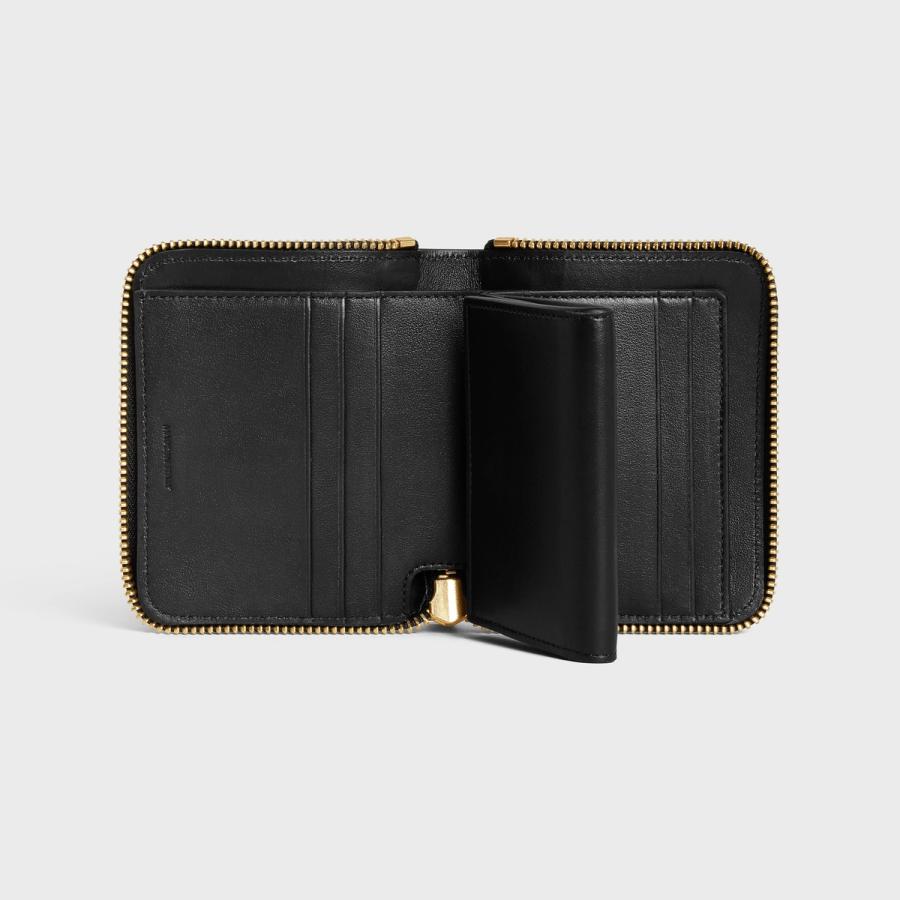 CELINE スモール ジップウォレット ブラック CELINE スモール ジップウォレット ブラック