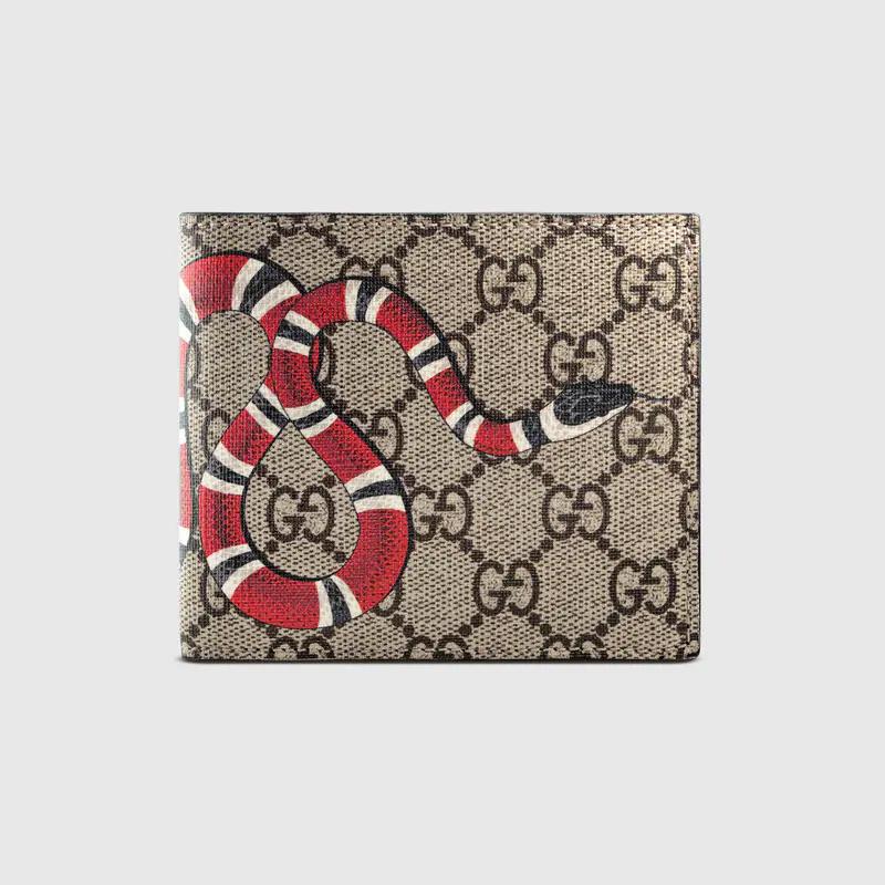 グッチ Gucci スネーク プリント Ggスプリーム キャンバス コインウォレット K551n 8666 折財布 ギフト Epsi Rating Com