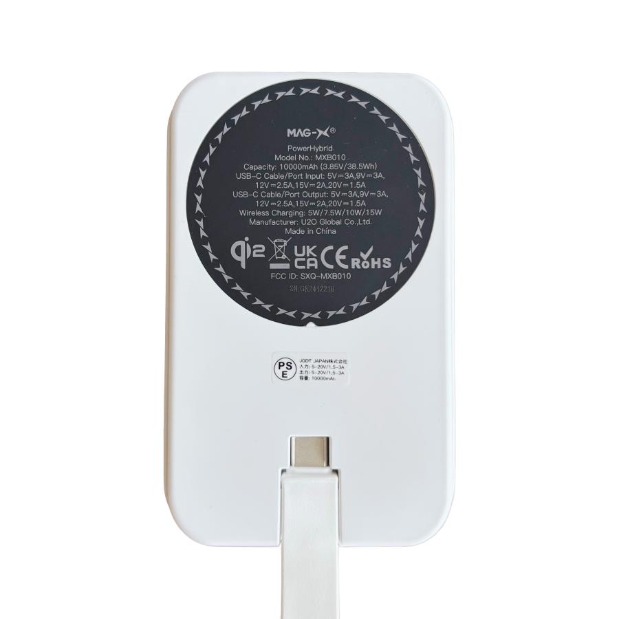 iWALK Power Hybrid Qi2認証 10000mAh モバイルバッテリー 15W